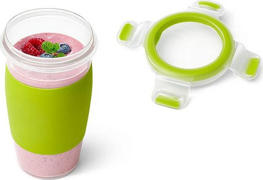 Emsa Microwave Plastic Lunch Box Clip & Go Green 450ml