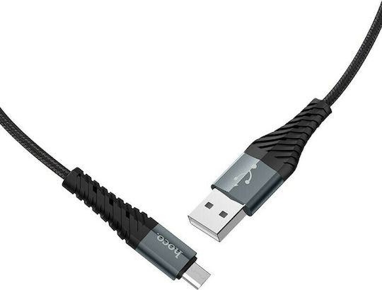 Hoco X38 Cool 1m Braided USB 2.0 to micro USB Cable (HOC-X38m-BK)