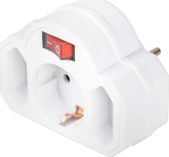 Sonora PAW121 T-Shaped Wall Plug 3 Positions with Switch