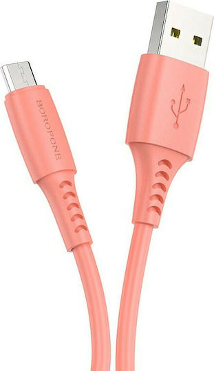 Borofone BX40 30τμχ Regular USB 2.0 spre micro USB Cablu Multicolor 1m 30buc