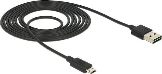 DeLock 2m Regular USB 2.0 to micro USB Cable (83850)