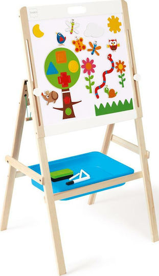Scratch Europe Scratch Europe Magnetic Markerboard Blackboard Double Sided Floor 120cm