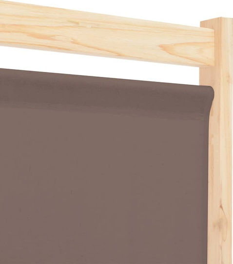 vidaXL Διακοσμητικό Παραβάν Ξύλινο με 4 Φύλλα 160x170cm