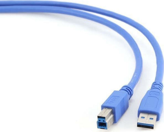 Cablexpert 0.5m USB 3.0 Cable A-Male to B-Male Blue (CCP-USB3-AMBM-0.5M)