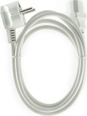 Cablexpert Schuko - IEC C13 Cable 1.8m White (PC-186W-VDE)