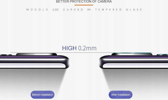 Mocolo Lens Протектор за камера Закалено стъкло Transparent за Xiaomi Mi 9 SE
