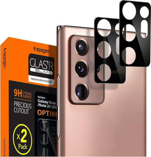 Spigen Optik Lens Protector Kameraschutz Gehärtetes Glas Black für das Galaxy Note 20