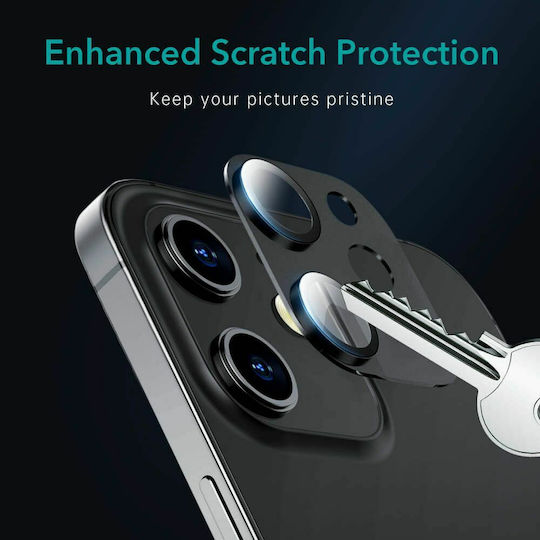ESR Lens Protector Camera Protection Tempered Glass Black for the iPhone 12 mini