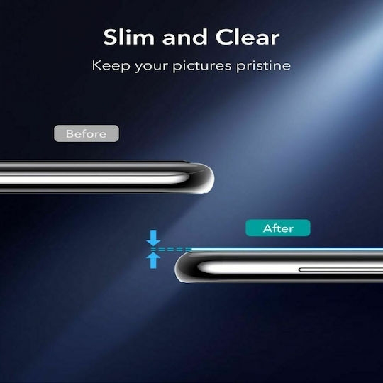 ESR Lens Protector Προστασία Κάμερας Tempered Glass Μαύρο για το Galaxy S21 5G