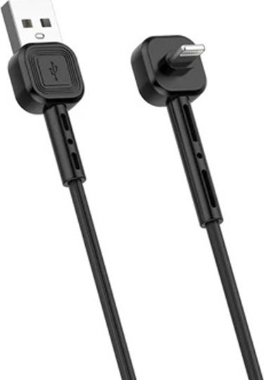 Awei CL-65 Angle (90°) USB-A to Lightning Cable Black 1m