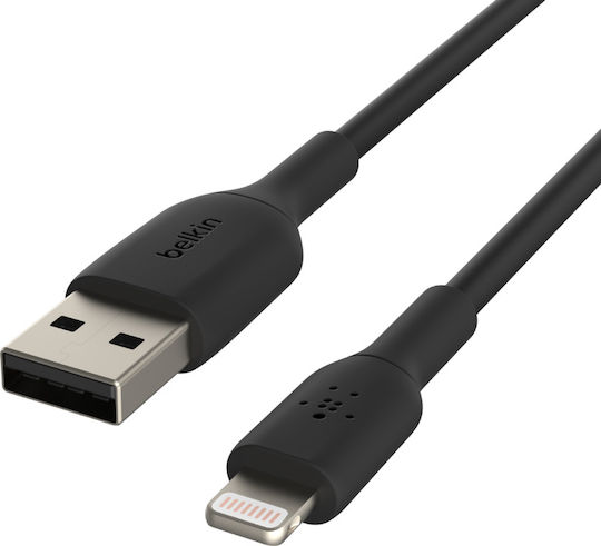 Belkin USB-A to Lightning Cable 12W Black 2m (CAA001bt2MBK)