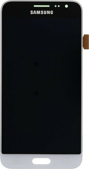 Samsung Screen with Touch Mechanism and Frame for SAMSUNG J320F Galaxy J3 (2016) (White)
