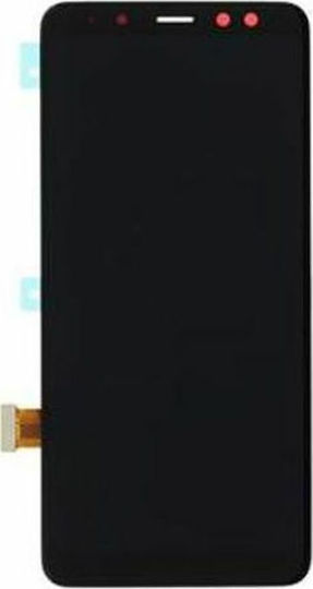 Samsung Οθόνη με Μηχανισμό Αφής για Galaxy A8 2018 (Μαύρο)