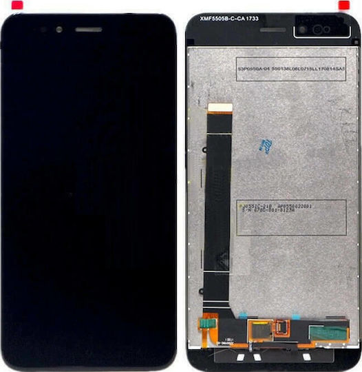 Οθόνη με Μηχανισμό Αφής για Mi 5X/Mi A1 (Μαύρο)