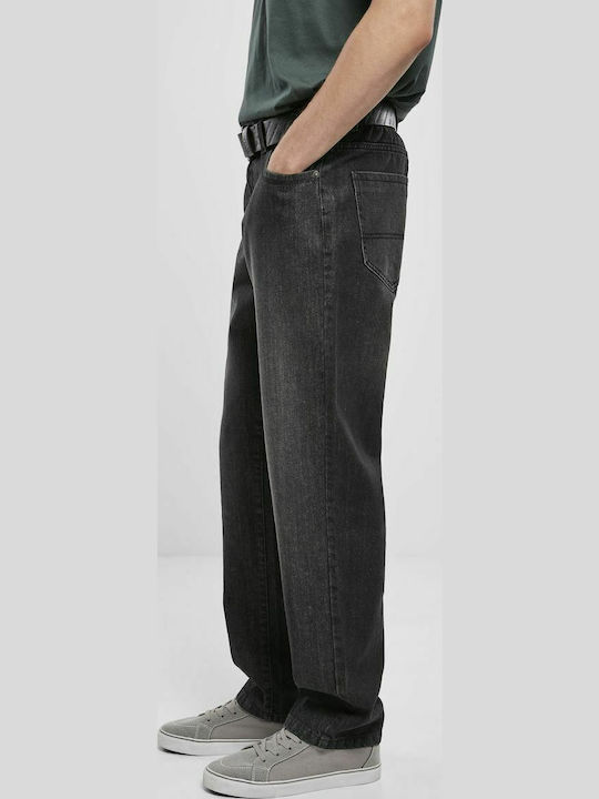 Men's Jeans Pants with Loose Baggy Fit Black