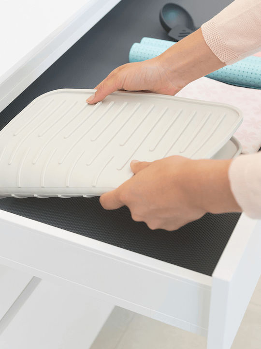 Brabantia Επιφάνεια Στεγνώματος Σιλικόνης Λευκό 44x33cm