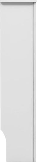 vidaXL Κάλυμμα Καλοριφέρ από MDF Λευκό 152x19x81.5cm