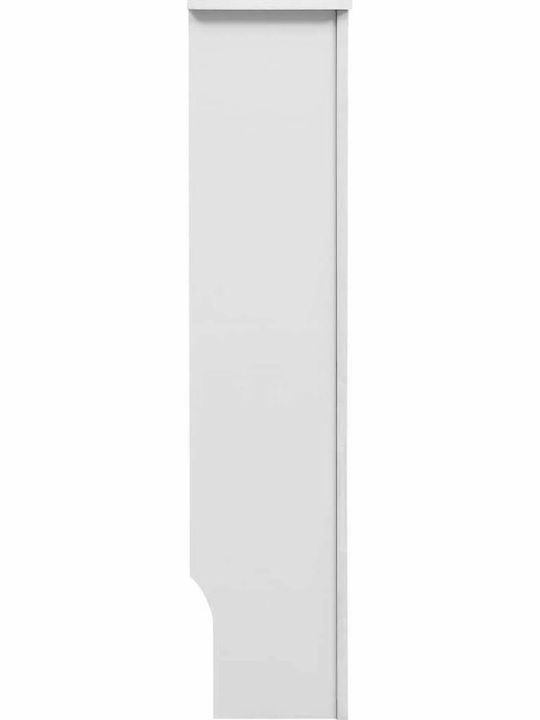 vidaXL Κάλυμμα Καλοριφέρ από MDF Λευκό 172x19x81.5cm 2τμχ