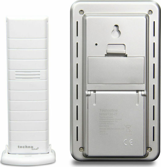 Technoline WS 9130-IT Ασύρματος Μετεωρολογικός Σταθμός Ψηφιακός Επίτοιχος / Επιτραπέζιος Ασημί
