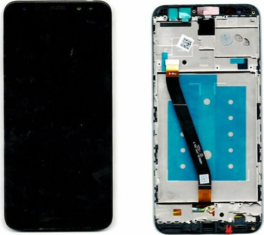 Οθόνη mit Touch-Mechanismus und Rahmen für Huawei Mate 10 Lite (Schwarz)
