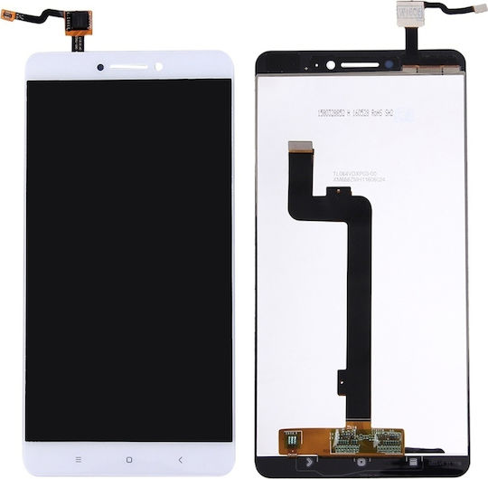 Screen with Touch Mechanism for Mi Max 2 (White)