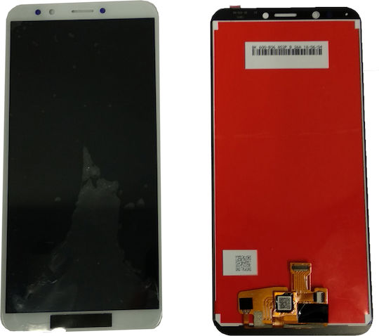Οθόνη mit Touch-Mechanismus für Huawei Y7 Prime (Weiß)