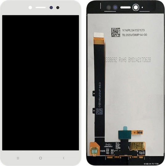 Screen with Touch Mechanism for Redmi Note 5a Prime (White)