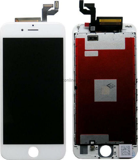 Екран Grade A със Сензорен Механизъм за iPhone 6s (Бял)