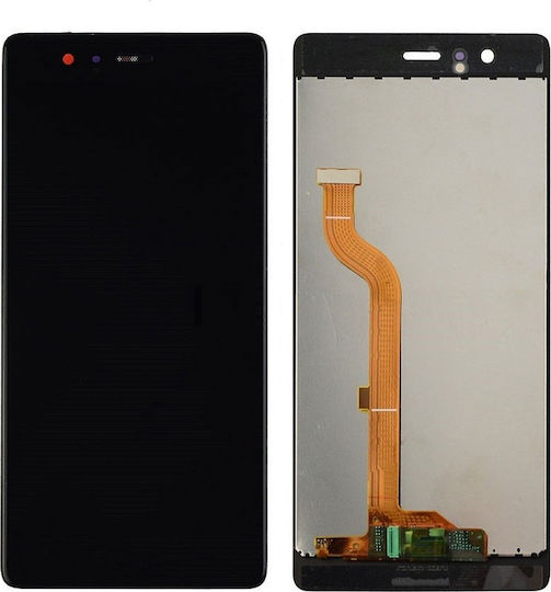Екран със Сензорен Механизъм за Huawei P9 (Златист)