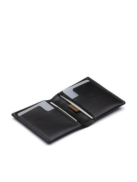 Slim Sleeve Leather Men's Wallet Black