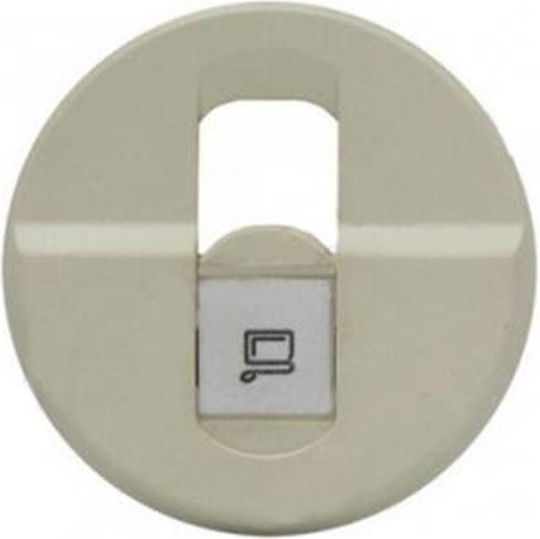 Italy Socket E27 Bakelite Metal Ring White