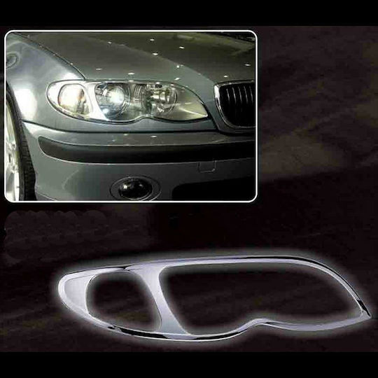 Autoline Μάσκες Φαναριών Μπροστινές για Bmw E46 '03 4D