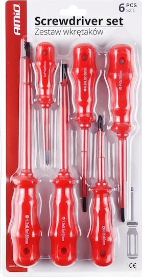 AMiO Set Magnetic Screwdrivers with 6 Interchangeable Tips