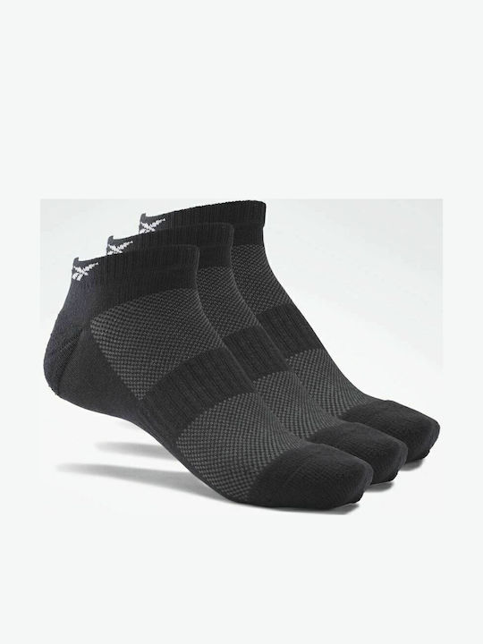 Reebok Active Foundation Αθλητικές Κάλτσες Μαύρες 3 Ζεύγη