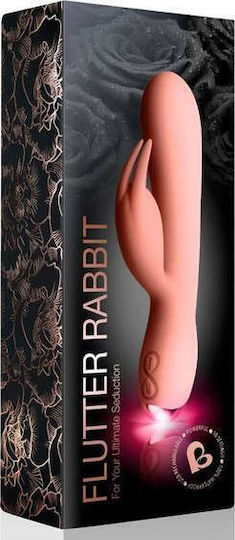 Rocks Off Flutter Δονητής Rabbit 18cm Pink