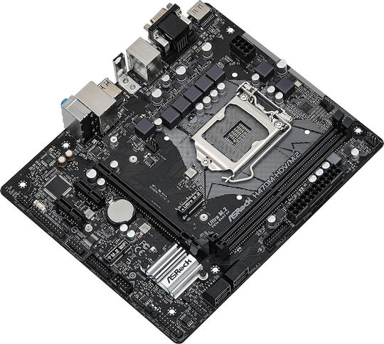 ASRock H470M-HDV/M.2 Motherboard Micro ATX με Intel 1200 Socket 90-MXBG80-A0UAYZ