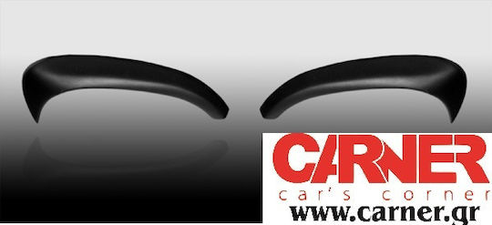Motordrome Front Headlight Eyebrows for Citroen Saxo 99-04
