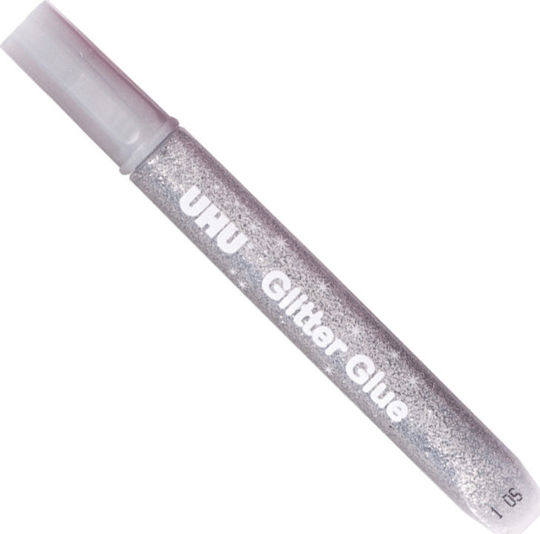 UHU Lipici Glitter Argintiu 20ml