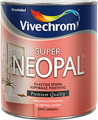 Vivechrom Super Neopal Base P Plastic Paint for Interior Use White 1lt