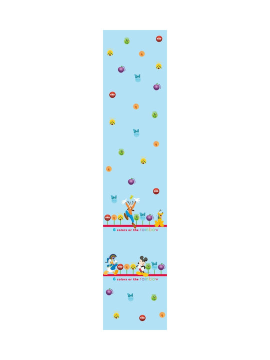 Disney Kids Tab Top Curtain Cars CH002-1 Light Blue 140x290cm