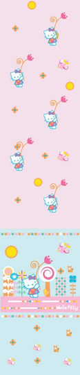 Disney Детска завеса Hello Kitty HK8149 с презрамки 140x290cm