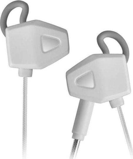 Mars Gaming MIHXW In Ear Gaming Headset με σύνδεση 3.5mm Λευκό
