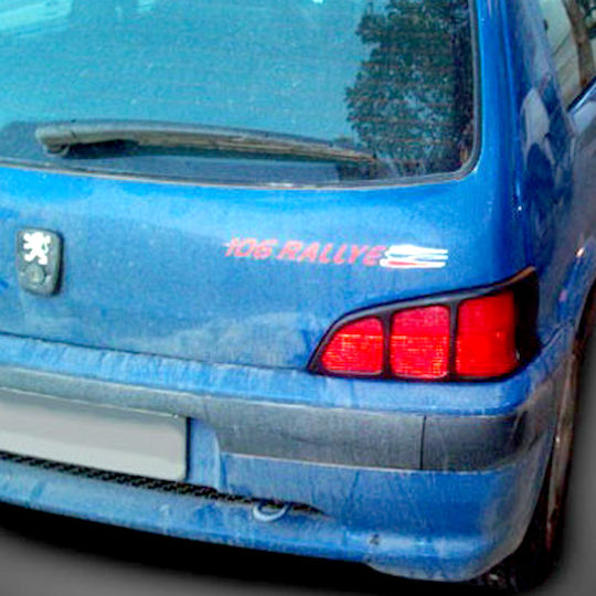 Motordrome Μάσκες Φαναριών Πίσω για Peugeot 106