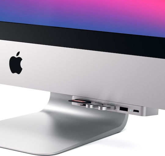 Satechi Hub 4 Θυρών USB 2.0 με σύνδεση USB-C Γκρι