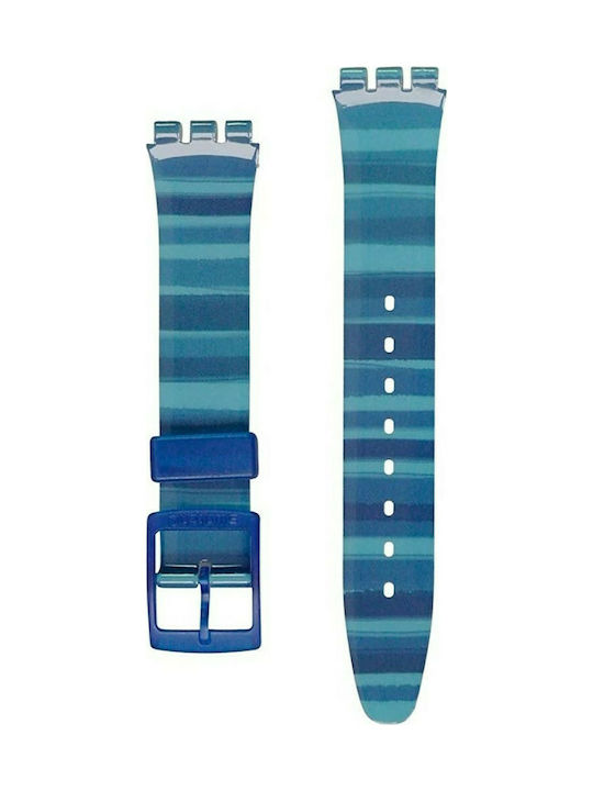 Swatch Original Gent Rubber Strap Blue 17mm