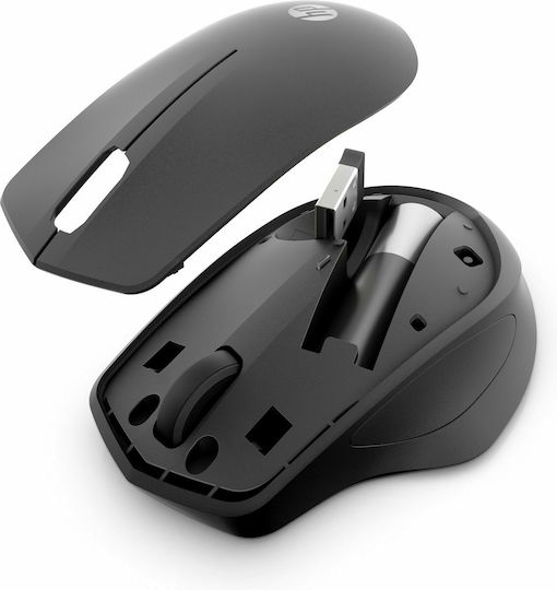 HP Silent 280 Ασύρματο Ποντίκι Μαύρο