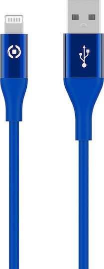 Celly Feeling USB-A zu Lightning Kabel Blau 1.5m (USBLIGHTCOLORBL)