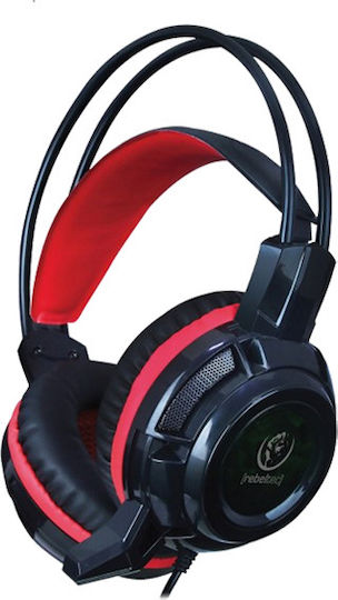 Rebeltec Baldur Over Ear Gaming Headset with Connection 2x3.5mm Black/Red