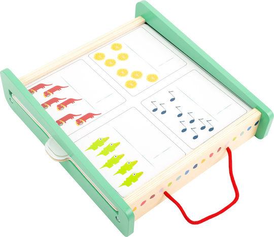 Small Foot Learning Box Educate Educational Game Knowledge made of Wood for 6+ years old Years Old