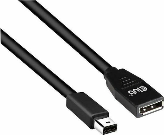 Club3D Кабел DisplayPort мъжки - mini DisplayPort женски 1м Черно (CAC-1121)